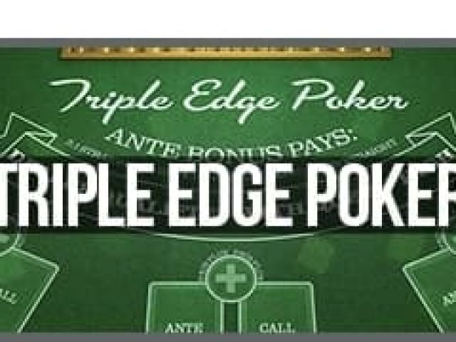 Triple Edge Poker (Three Card Poker)