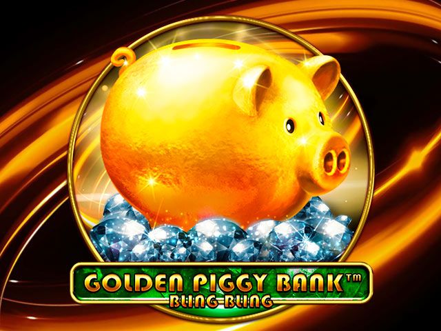 Golden Piggy Bank - Bling Bling