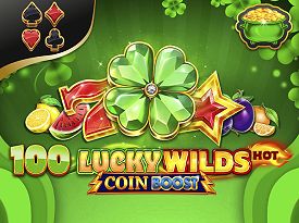 100 Lucky Wilds Hot Coin Boost