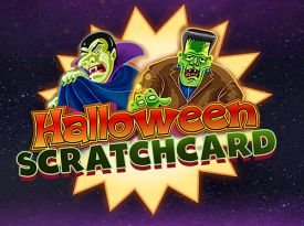 Halloween scratch card