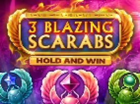 3 Blazing Scarabs Hold and Win