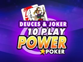 Deuces & Joker - 10 Play Power Poker