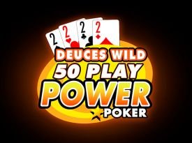 Deuces Wild - 50 Play Power Poker