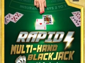 Rapid Multihand Blackjack with Rachael