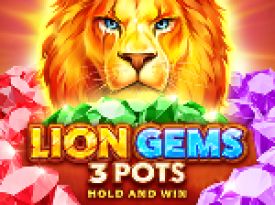 Lion Gems 3 Pots Hold and Win