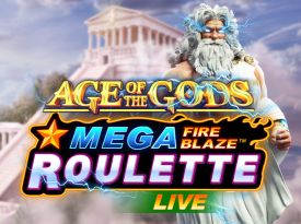 Mega Fire Blaze Age of the Gods Roulette Live