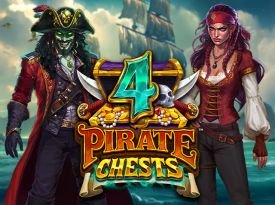 4 Pirate Chests