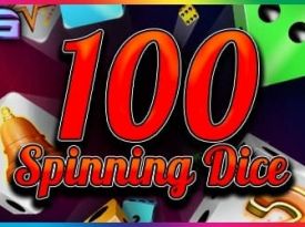 100 Spinning Dice